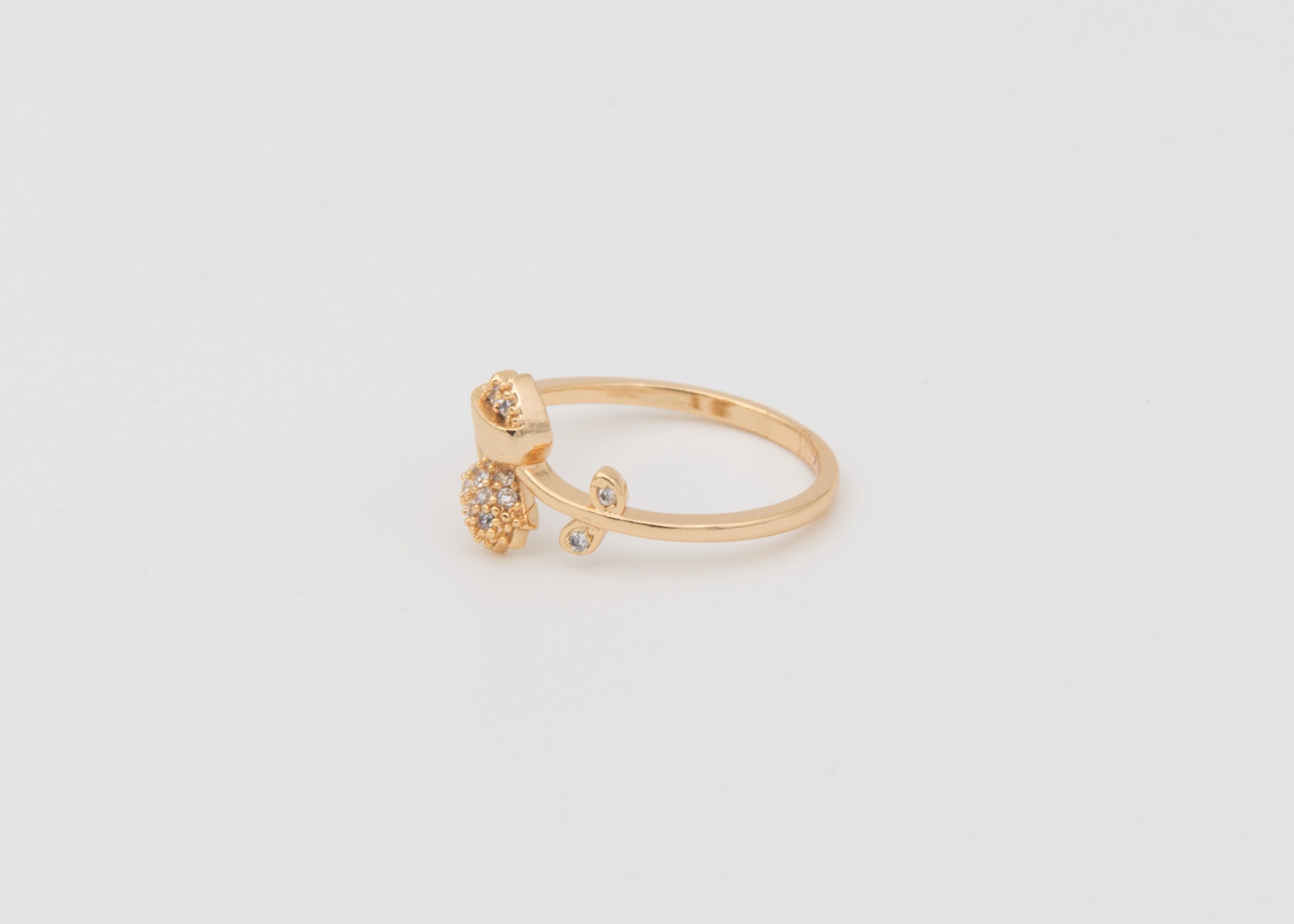 Bague Ios | Bague en acier inoxydable et strass – Image 2