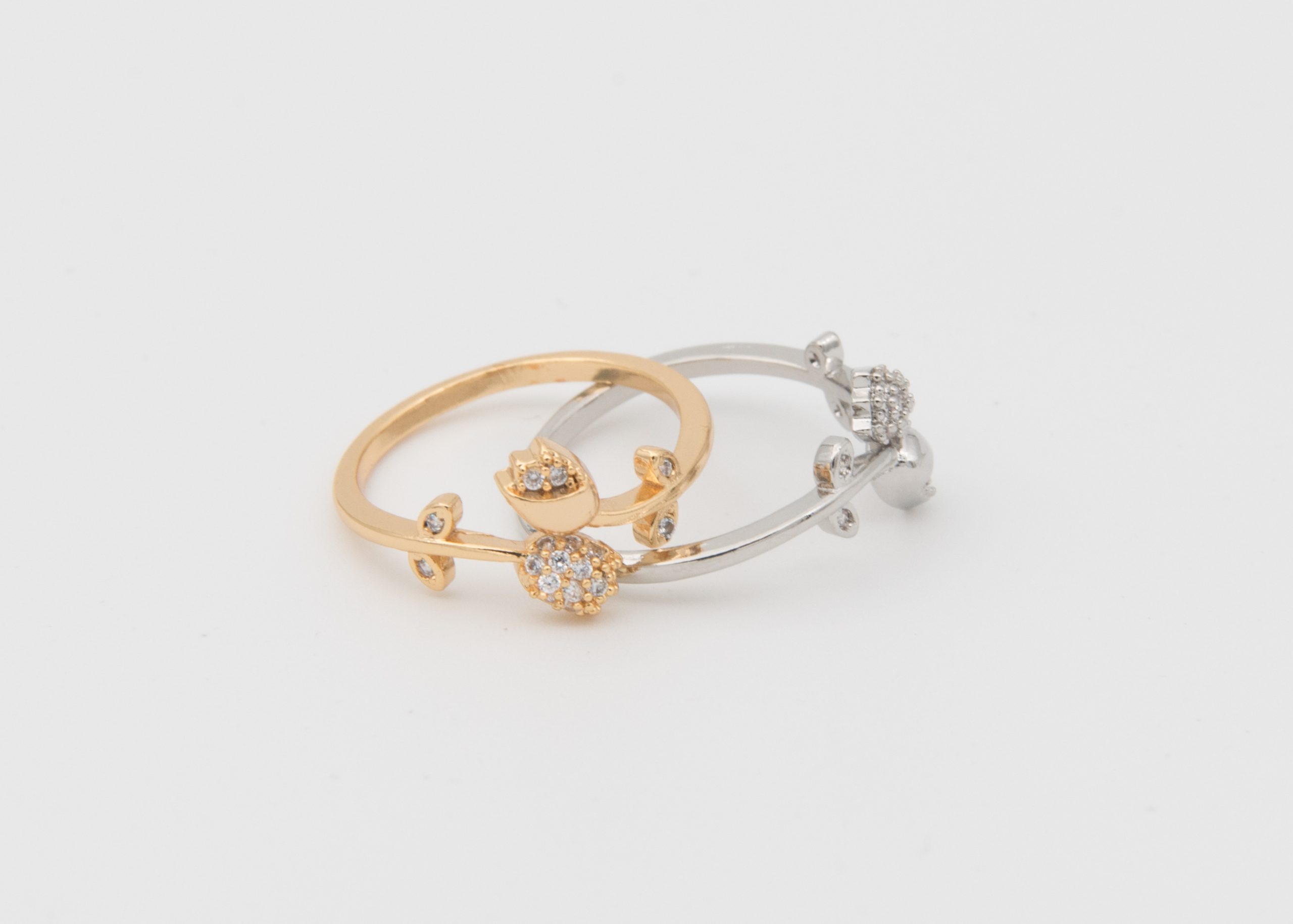 Bague Ios | Bague en acier inoxydable et strass – Image 4