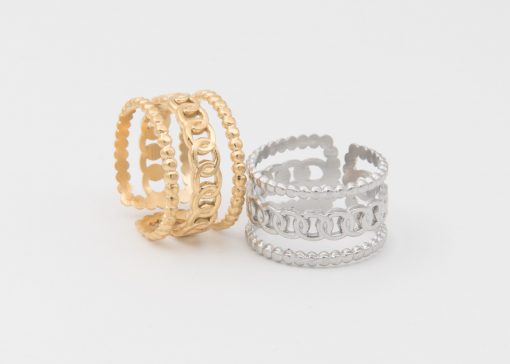 Bague Budelli | Bague en acier inoxydable