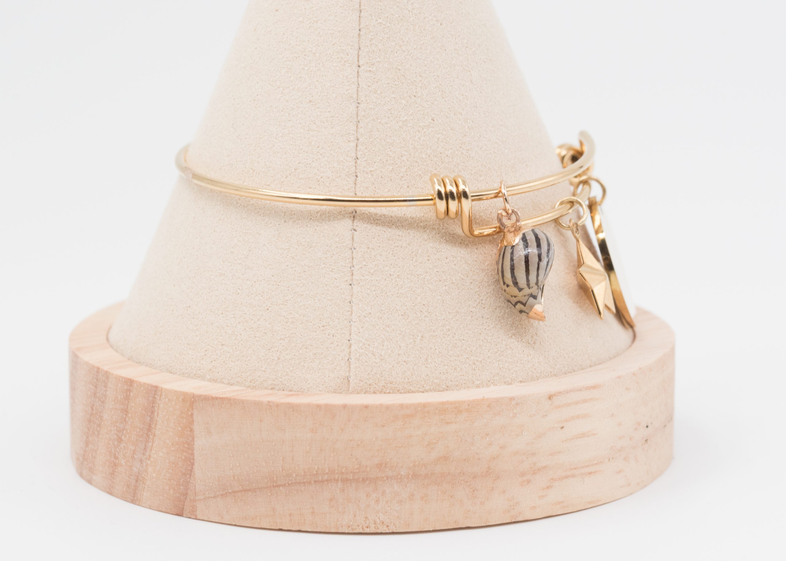 Bracelet Mooréa | Bracelet en acier inoxydable et coquillage – Image 3