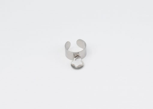 Bague Malaga | Bague en acier inoxydable et nacre