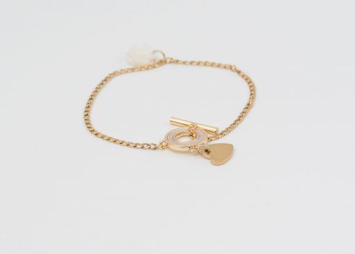 Bracelet Sydney | Bracelet en acier inoxydable et nacre