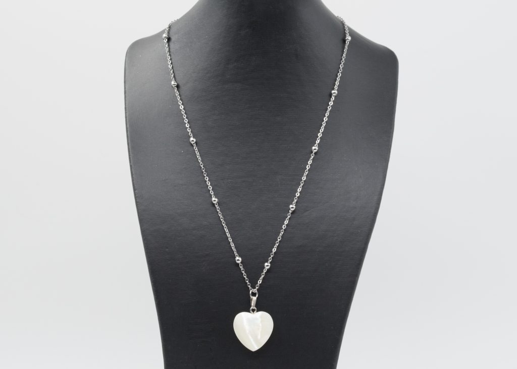 Collier Nassau | Collier en acier inoxydable et nacre