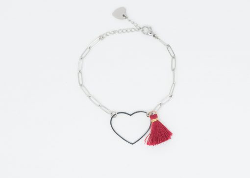 Bracelet Brisbane | Bracelet en acier inoxydable et nylon