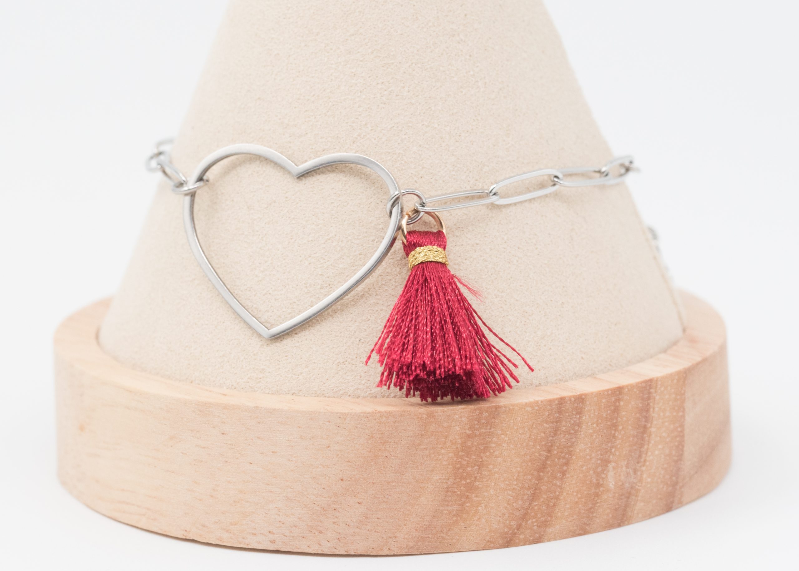 Bracelet Brisbane | Bracelet en acier inoxydable et nylon – Image 2